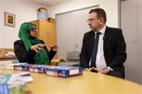 Minister makes first visit in new post to Tower Hamlets stop smoking services