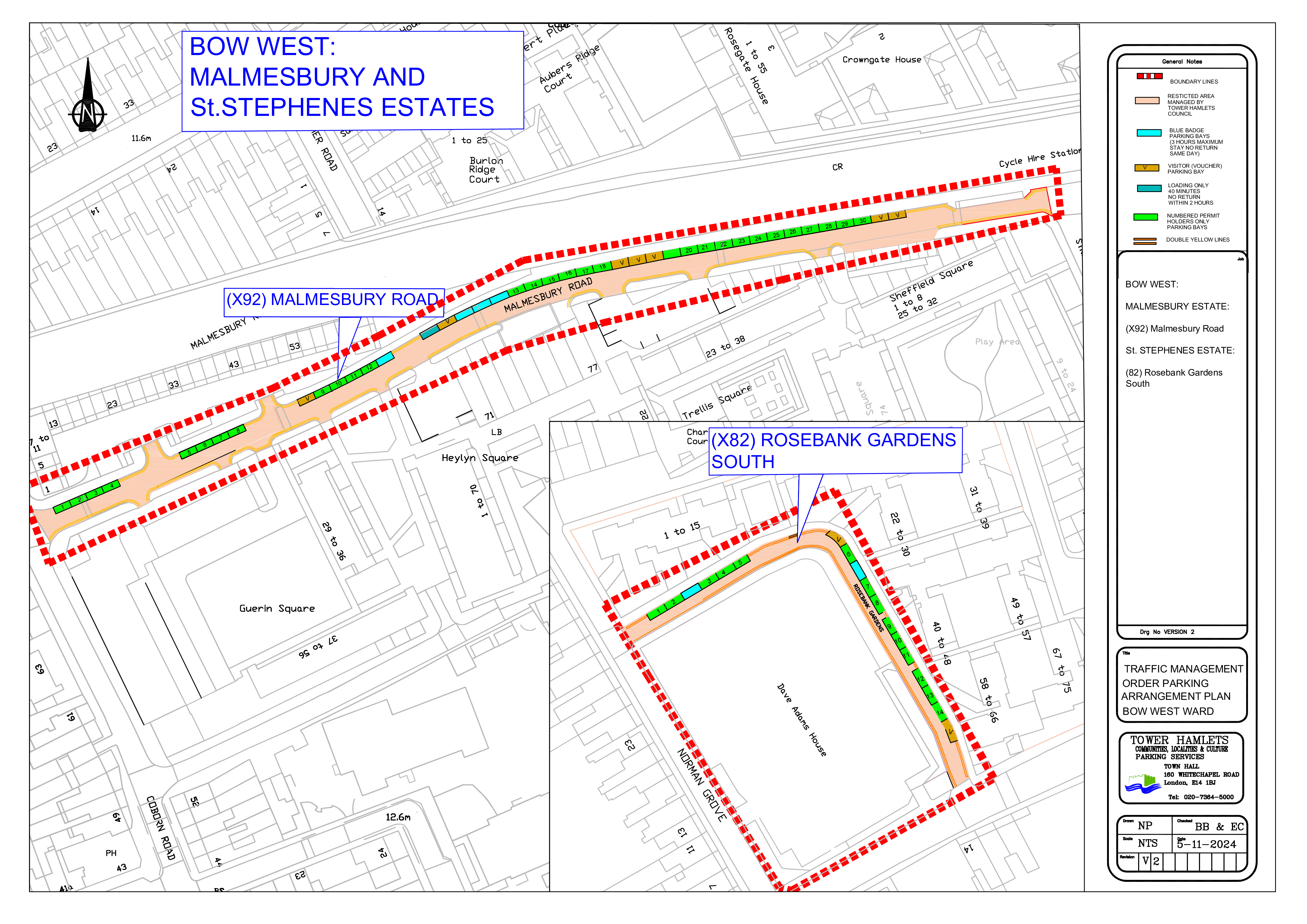 MALMESBURY RD AND ROSEBANK GARDENS 5-11-2024